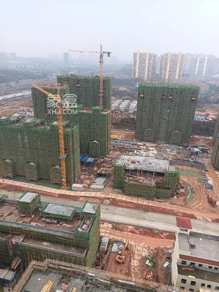 3月10日开福区荷叶美苑安置房封顶，预计年底完工，可安置指标1232个！