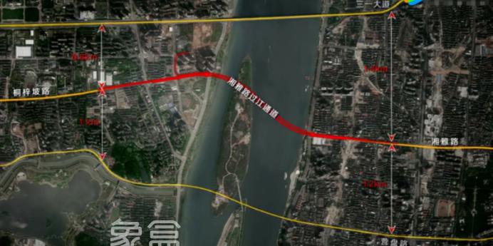 今明兩年，長沙將開通四條過江通道！河?xùn)|河西出行更順暢