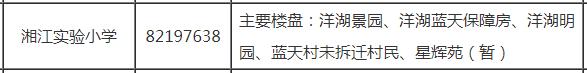 【报名季】小升初本片区派位！洋湖板块小学盘点，配套学区及房价汇总！