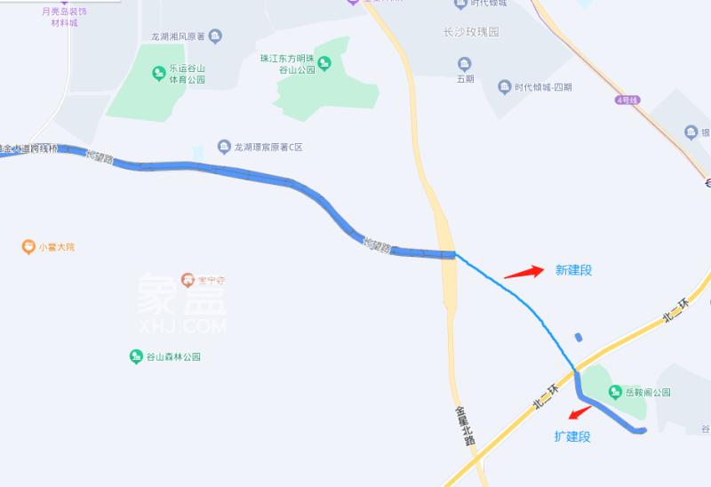 “长望路”预计2025年全线拉通！谷山诸多在售楼盘迎“利好”！
