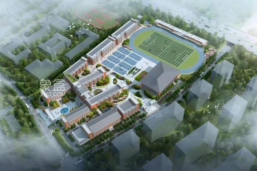 长郡智谷中学新校区实现全面封顶!今年9月开学!