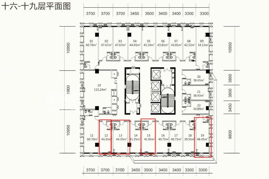 深业睿城户型图