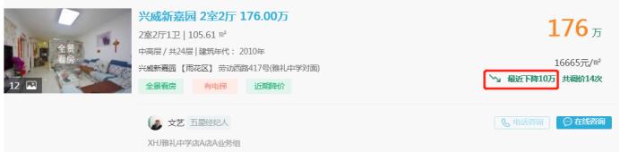 4月24日好房急售：枫树山小学本部二手房直降10万！