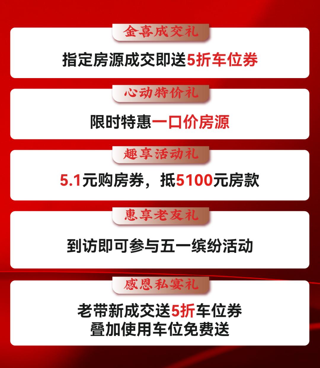 长沙五一买房必看，这些楼盘大钜惠，特惠房、抵用券等享不停！