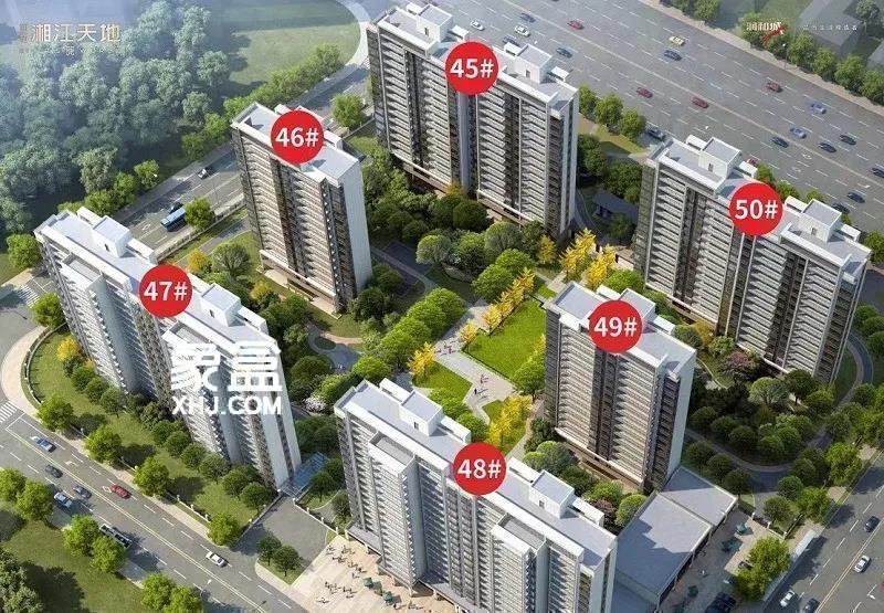【在售】润和湘江天地位于月亮岛板块 在售商铺