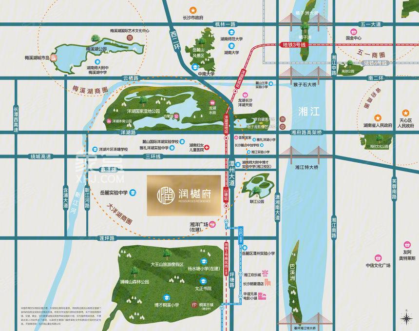 【上新季】洋湖南纯住宅社区——华润置地润樾府！正地铁口+天然氧吧！