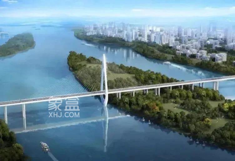 城北新建过江大桥——香炉洲大桥最新进展！