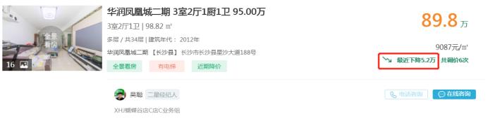 5月15日好房急售：华润凤凰城小三房降至9字头，完善配套！