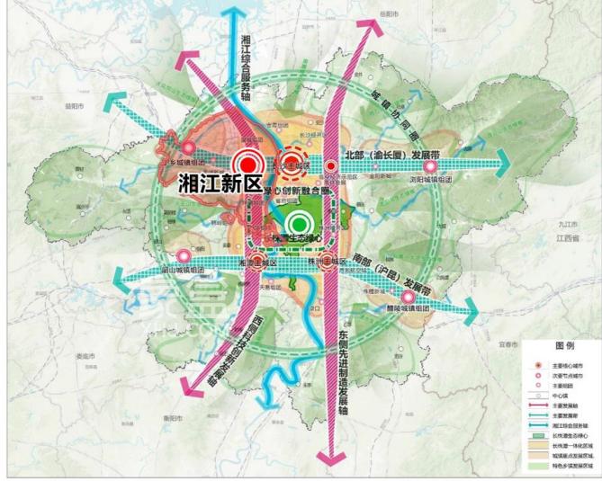 “湖南湘江新區(qū)”規(guī)劃公示！“梅溪湖”主中心！