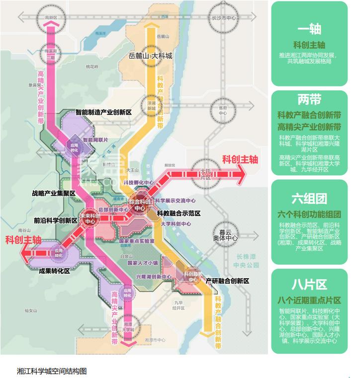 “湖南湘江新區(qū)”規(guī)劃公示！“梅溪湖”主中心！