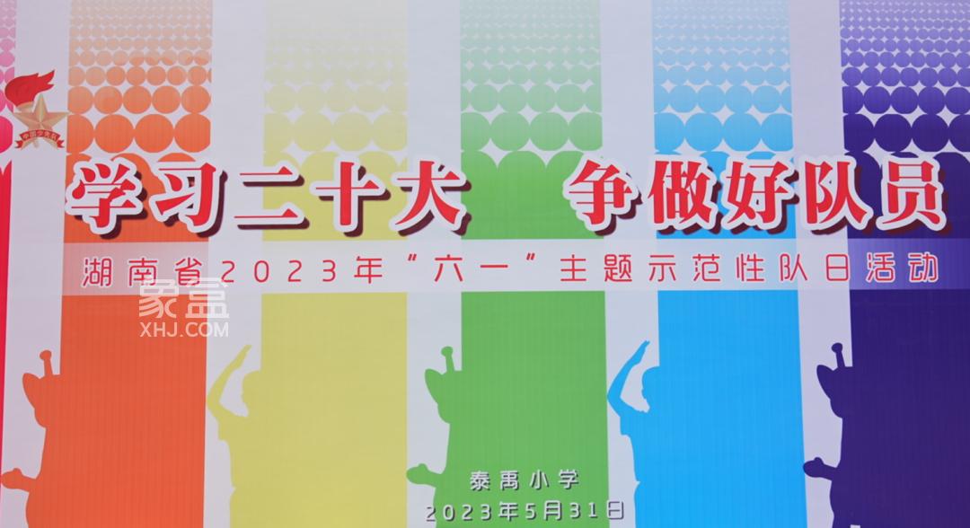 5月31日2023年湖南省“六一”主題示范性隊日活動在泰禹小學(xué)舉行！