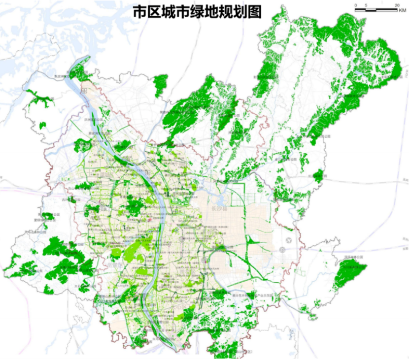 長沙主城區(qū)規(guī)劃新建66個公園！綠地系統(tǒng)規(guī)劃（2021-2035）批前公示！