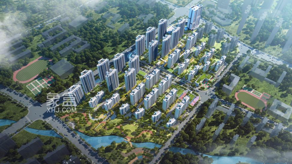 中冶公园1957约43%超高绿化率，麓谷建面106-129㎡毛坯房热销中！