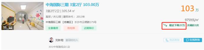 6月23日好房急售：中海国际三房直降27万，装修配置齐全！