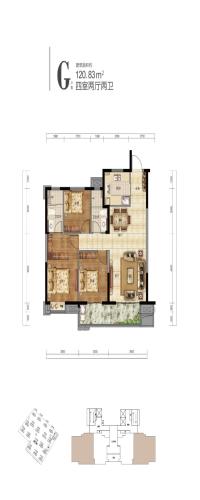 中建壹品澜庭户型图