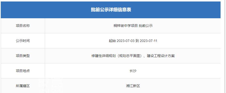 “长沙悦府”配套学校马上动工！师大附中万象城中学+博才小学东校区！