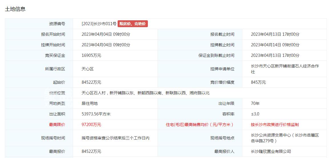 天心区纯新盘“龙湖云颂”曝光！豪宅定位，配建学校、公园！