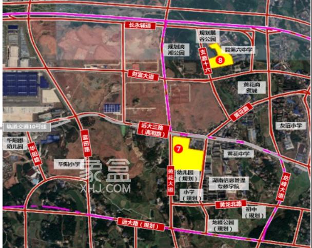 【土拍动态】长沙县拟出让8宗地块！