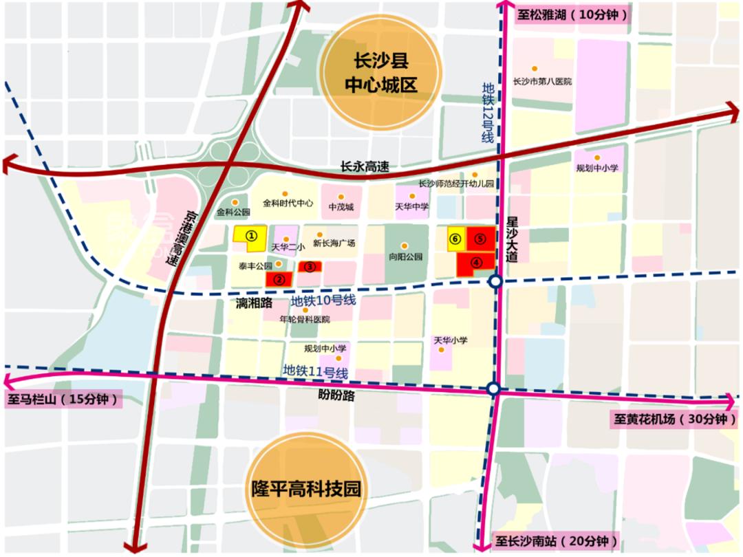 【土拍动态】长沙县拟出让8宗地块！