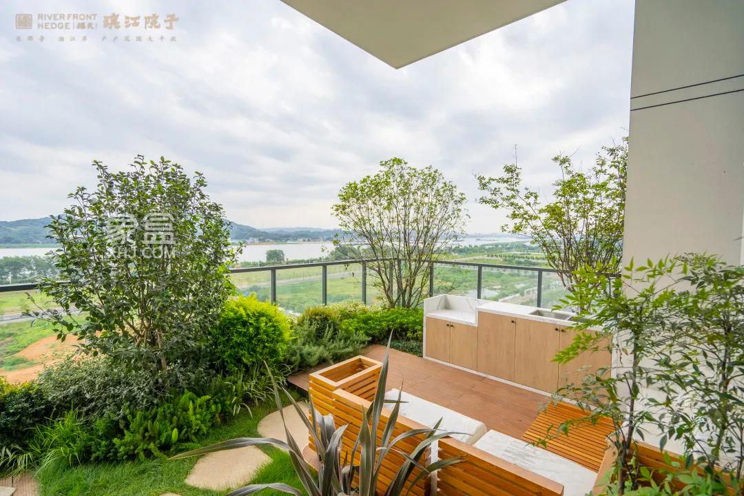 7月8日福天滨江院子示范区及样板间惊艳绽放，滨水新城建面118-297㎡热销中！