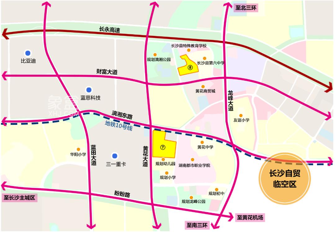 【土拍动态】长沙县拟出让8宗地块！