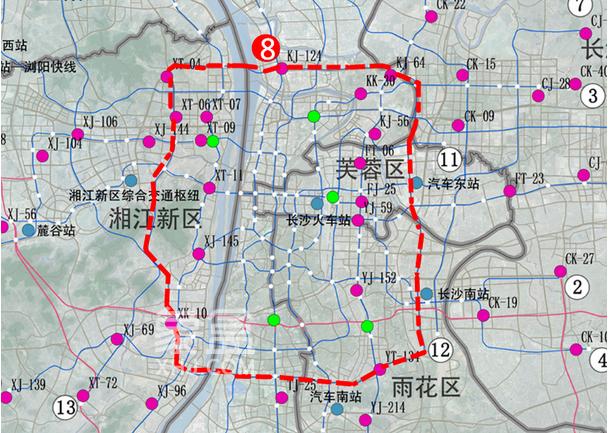 重磅！长沙地铁8-13号线规划图曝光！