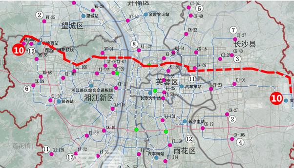 重磅！长沙地铁8-13号线规划图曝光！