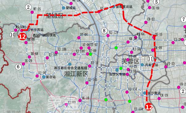 重磅！长沙地铁8-13号线规划图曝光！