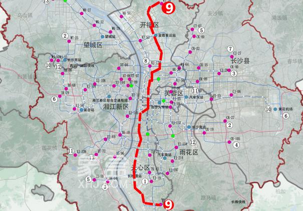 重磅！长沙地铁8-13号线规划图曝光！