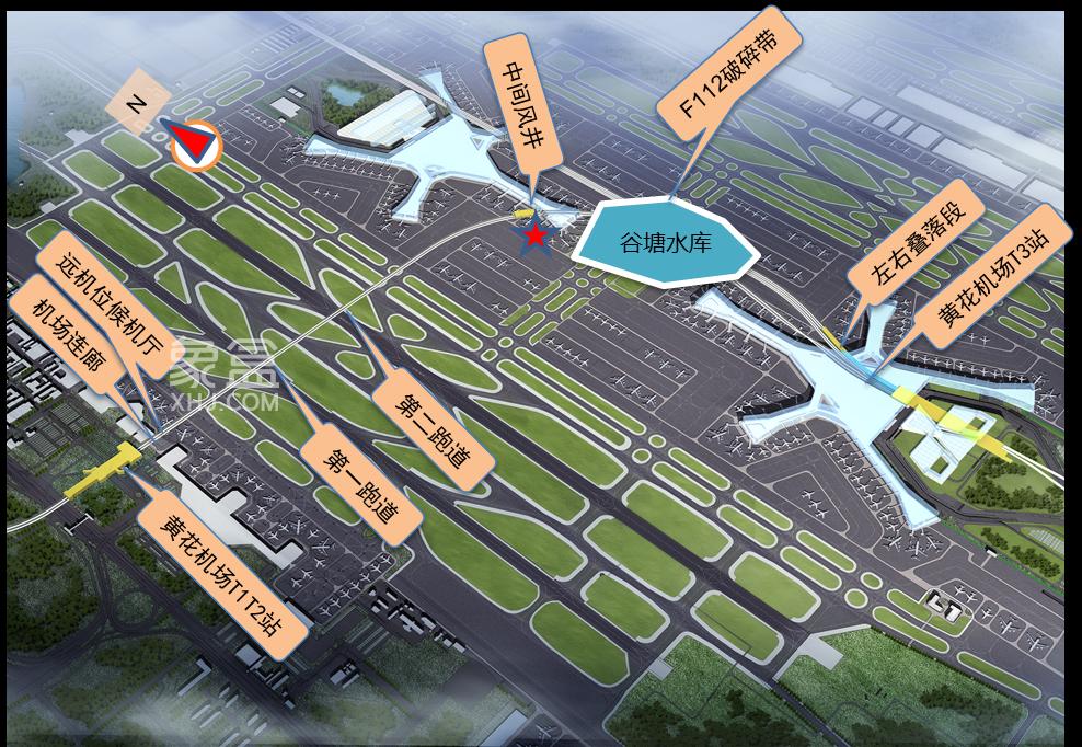 8月2日湖南省首次連續(xù)正穿機場施工6號線東延段 “空港四號”今日始發(fā)！