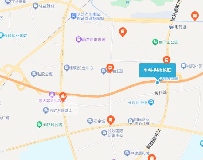 雨花区长沙租房精选：恒生碧水龙庭位于长株潭战略区域，户型丰富性价比高