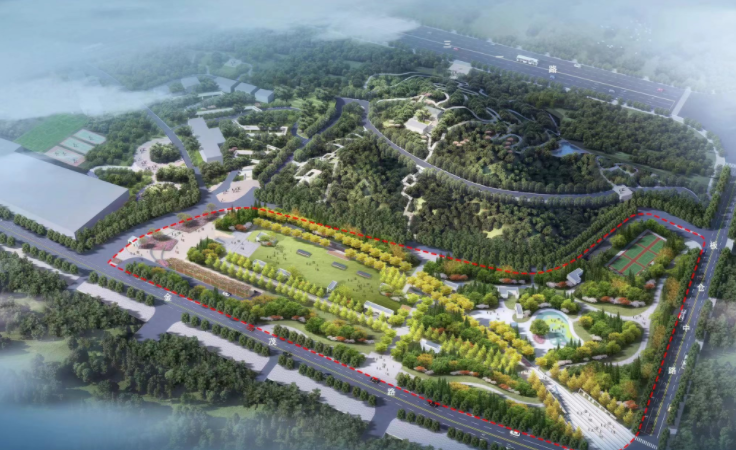 長沙縣星沙文化公園新增596個停車位，預計10月底投入試運營！