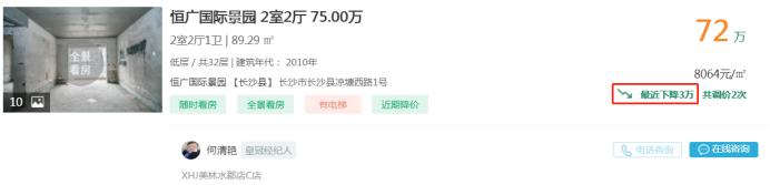 9月4日好房急售：星沙地鐵口毛坯兩房降價(jià)！