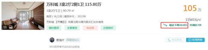 9月13日长沙二手房急售：涂家冲品质四房直降15万！