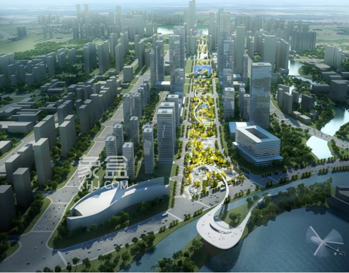 梅溪湖二期中轴公园效果图公布!16大景点亮相!