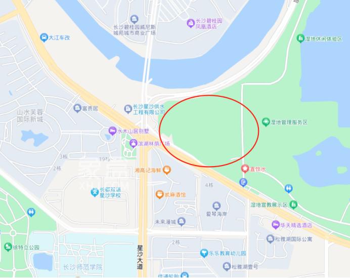 星沙新增20萬方商業(yè)體，緊鄰松雅湖濕地公園！