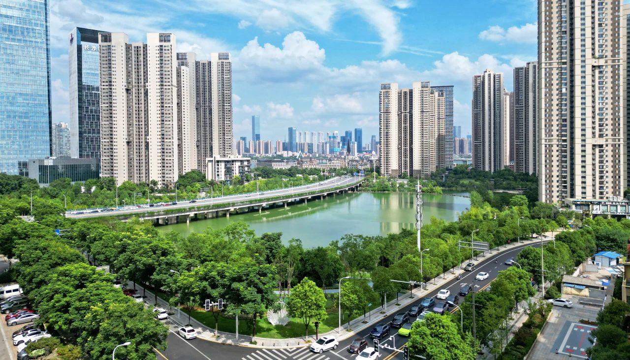 湖南金融中心南北向5.5公里湘江西岸風(fēng)光帶完成提質(zhì)改造！