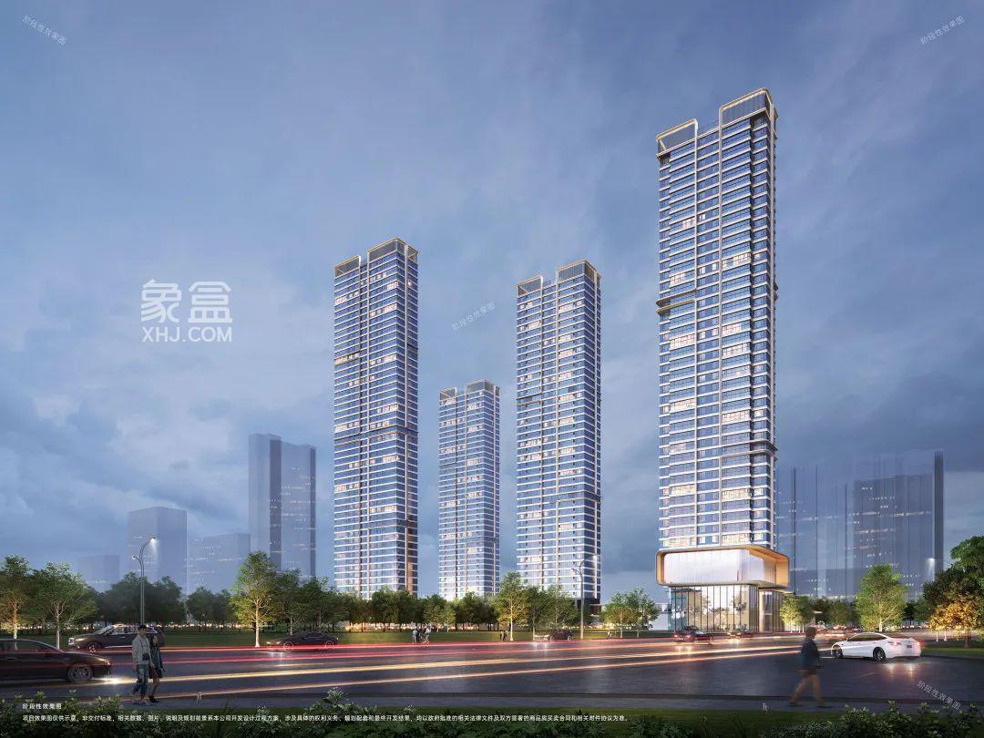 城發(fā)恒偉君樾文昌建面190-290㎡大平層，潘家坪純新盤示范區(qū)即將開放！