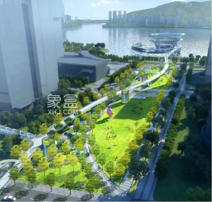 梅溪湖“超级中轴”全线开工！3.3公里、预计2026年建成！