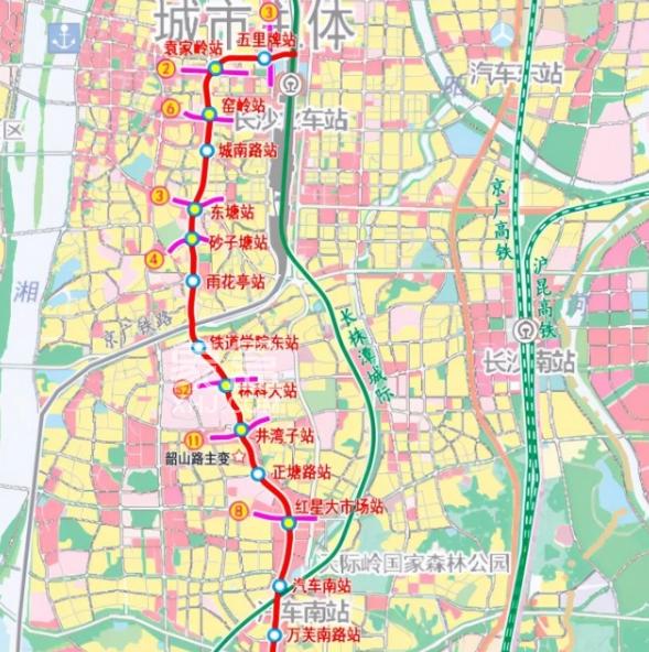 长沙地铁进度进度曝光！最快明年上半年通车！