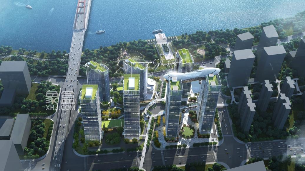 【置业狂欢节】润和滨江湾C-ONE4.5米层高商业大平层，滨江新城建面260-1870㎡热销中！