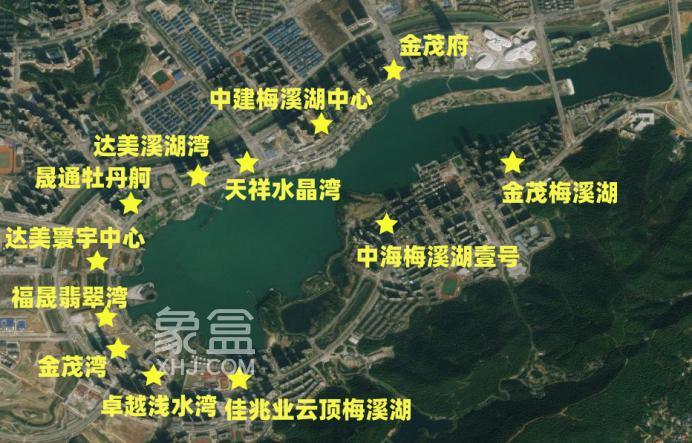 梅溪湖板块“一线临湖”的小区有哪些？买梅溪湖选“北岸”还是“南岸”？