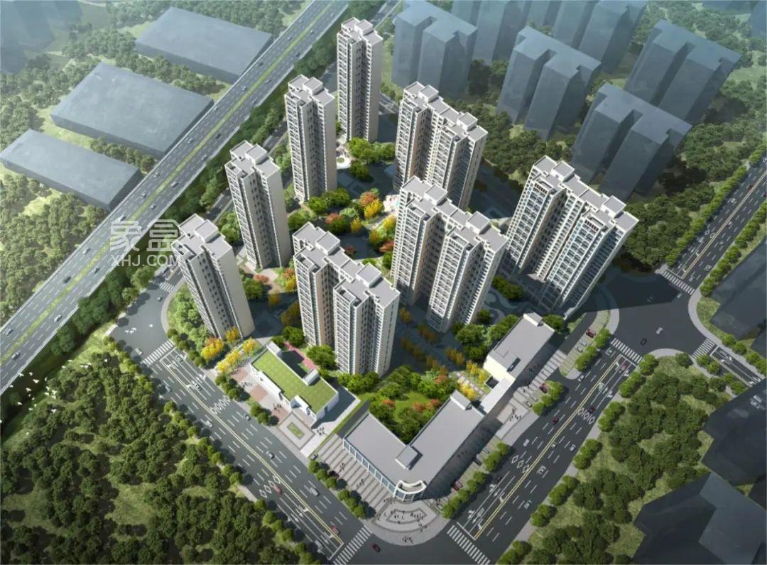 长沙武广新城边山雅苑安置小区加快建设中，可提供1216套房源！