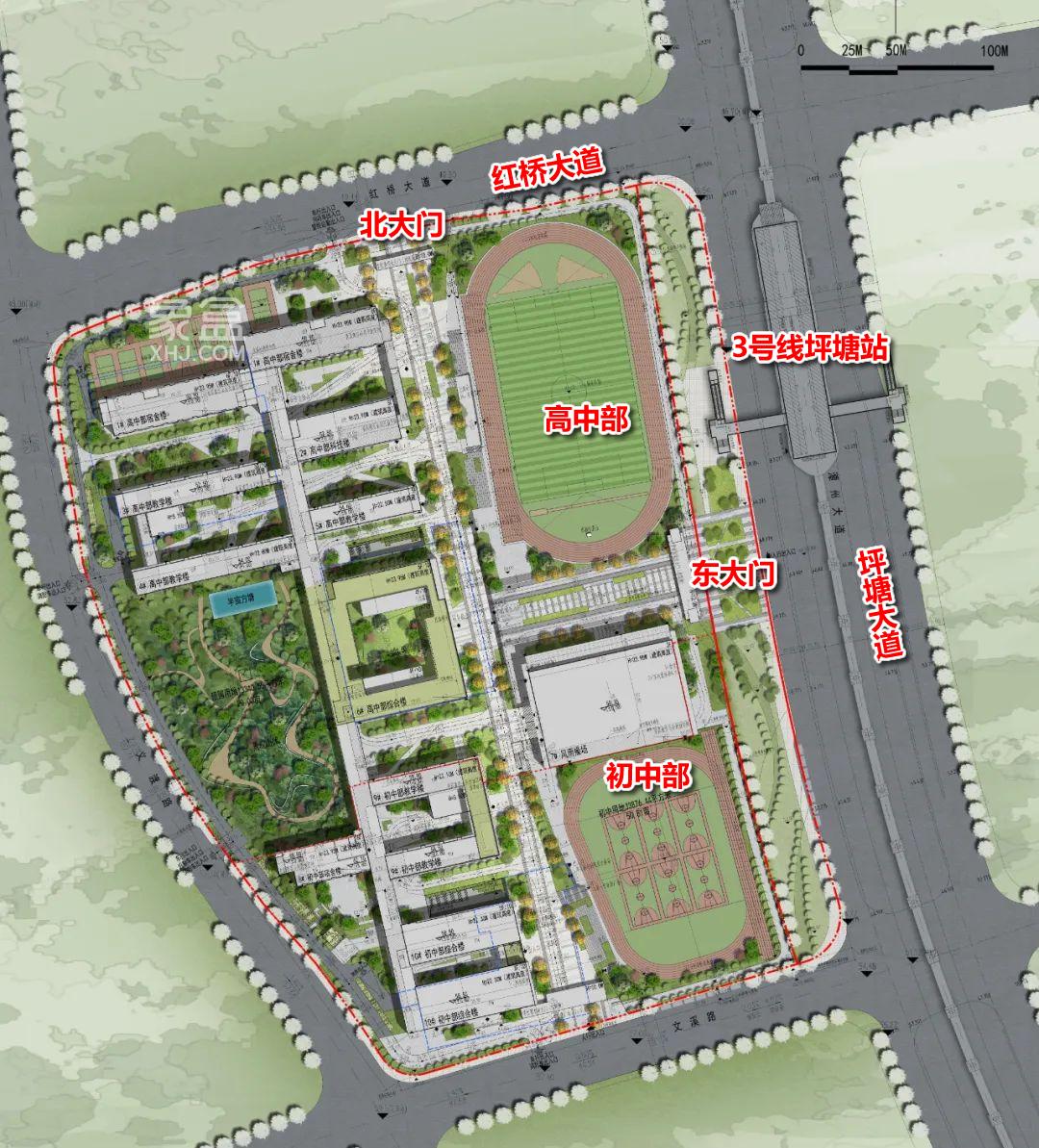 长沙市一中新校区竟有“初中部”！附近仅“一盘”在售！