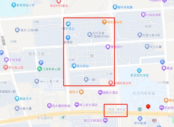 长沙次新小区推荐：芙蓉万国城MOMA，汽车东站旁均价万元出头！