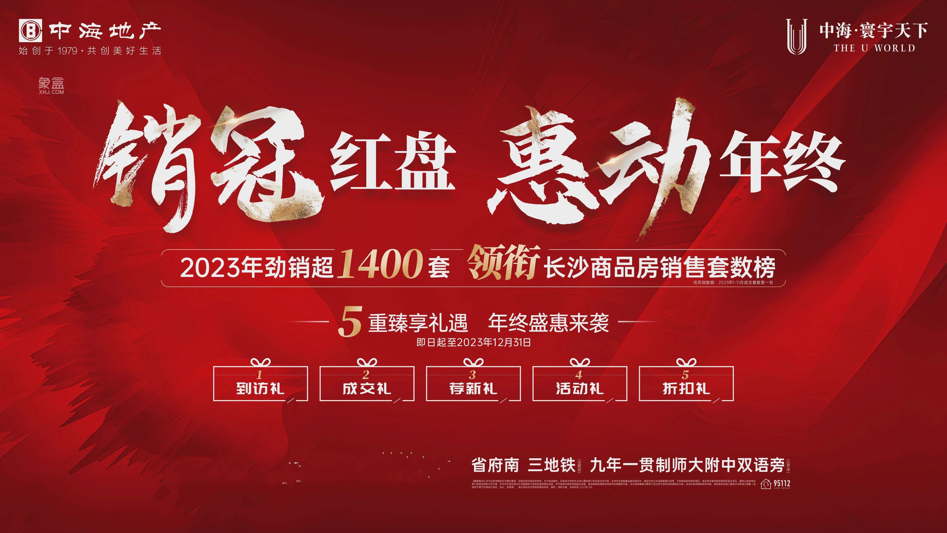 【年終鉅惠】12月27-31日中海寰宇天下5重鉅惠，建面112-189㎡裝修房熱銷中！