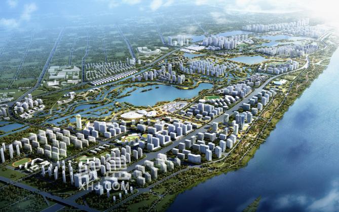 建发欣望府72万㎡恢弘大城，长郡斑马湖旁建面110-165㎡即将首开！