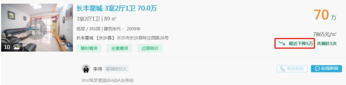 1月16日長(zhǎng)沙二手房急售：萬家麗北地鐵口小三房直降5萬！