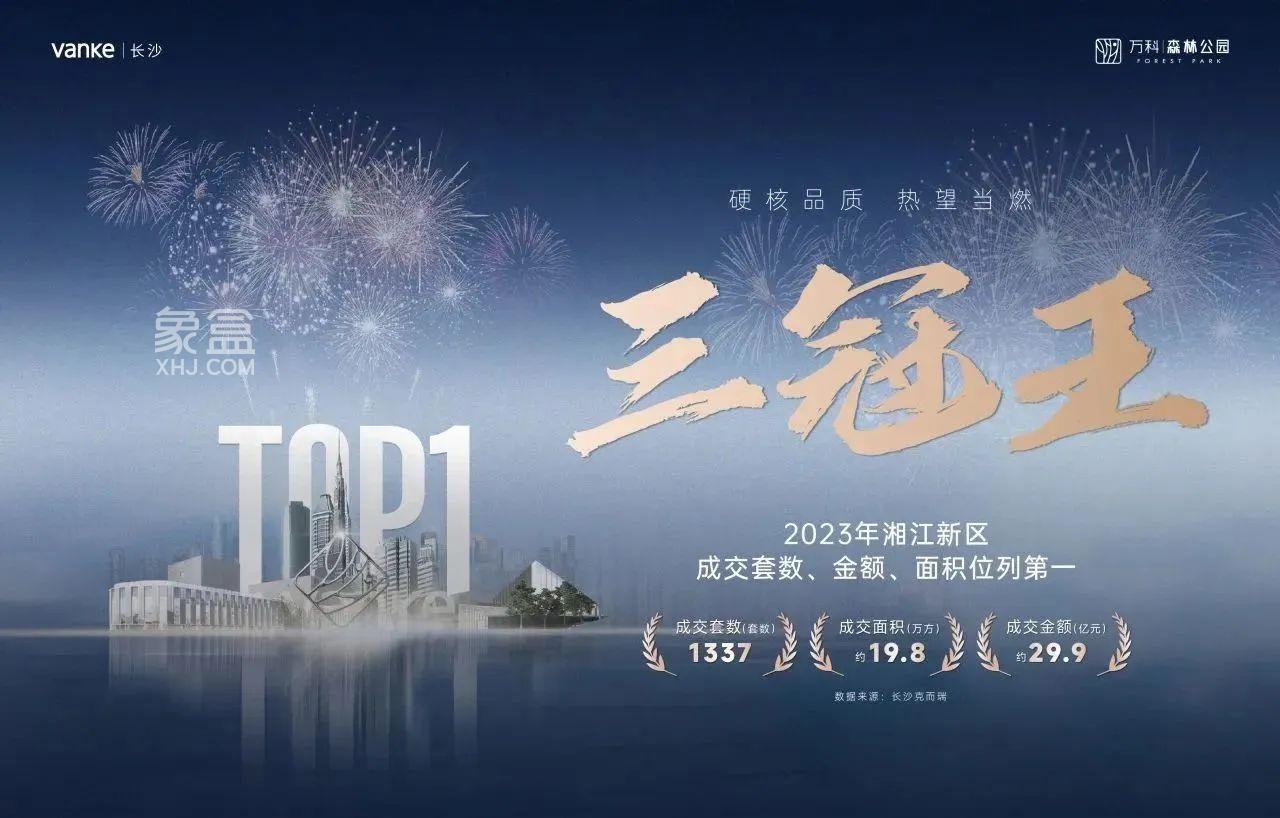 【返乡置业】万科森林公园2023年三冠王，博才+雅礼建面117-250㎡热销中！