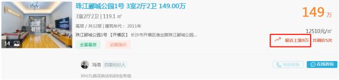 1月30日長沙二手房急售：珠江酈城精裝四房降價(jià)！